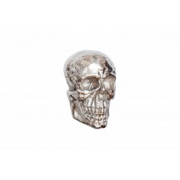 INVICTA dekoracja ścienna SKULL srebrna