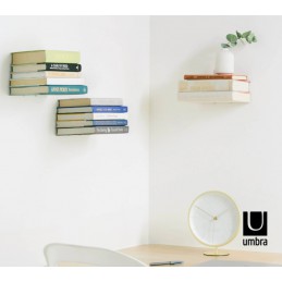 UMBRA kryjący zestaw trzech półek LARGE CONCEAL srebrne