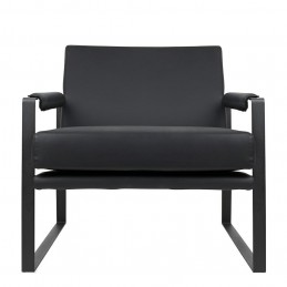 Fotel CAPITAN czarny PU