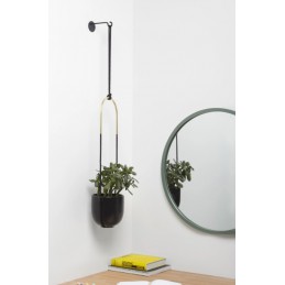 UMBRA doniczka wisząca BOLO czarna