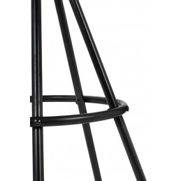 Krzesło barowe LANZA 76 czarne