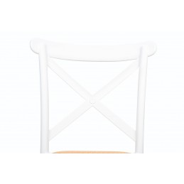 Krzesło barowe COUNTRY białe