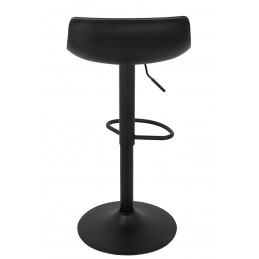Krzesło barowe SNAP BAR TAP regulowane czarne
