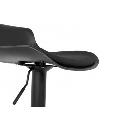 Krzesło barowe SNAP BAR TAP regulowane czarne