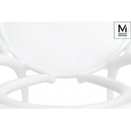 MODESTO krzesło TONI białe - polipropylen