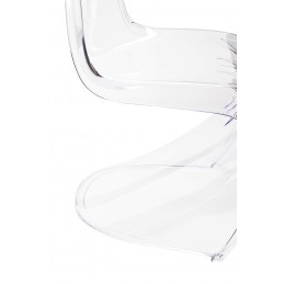 Krzesło HOVER PC transparentne - poliwęglan