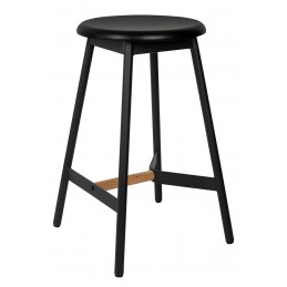 Krzesło barowe LAYKO 65 czarne