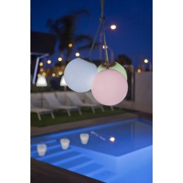 NEW GARDEN lampa wisząca NORAI 25 BATTERY BEIGE