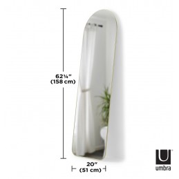 UMBRA lustro łukowe HUBBA 51 x 157 cm złote