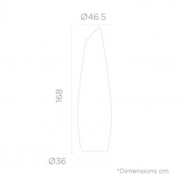 NEW GARDEN lampa ogrodowa FREDO 170  CABLE biała