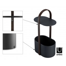 UMBRA stolik kawowy BELLWOOD czarny orzech